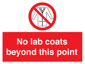 No lab coats beyond this point